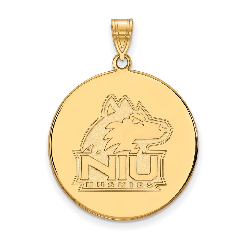Fine Jewelry, Limited-Time Offers Available 10k Yellow Gold Northern Illinois U. XL Logo Disc Pendant Fine Jewelry, Limited-Time Offers Available 10k Yellow Gold Northern Illinois U. XL Logo Disc Pendant