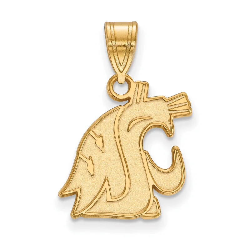 Sparkle On A Budget – Fine Jewelry For Less 10k Yellow Gold Washington State Medium Mascot Pendant Sparkle On A Budget – Fine Jewelry For Less 10k Yellow Gold Washington State Medium Mascot Pendant