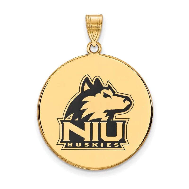 Unmissable Jewelry Sale – Shop Before It's Too Late 14k Gold Plate Silver Northern Illinois U. XL Enamel Disc Pendant Unmissable Jewelry Sale – Shop Before It's Too Late 14k Gold Plate Silver Northern Illinois U. XL Enamel Disc Pendant