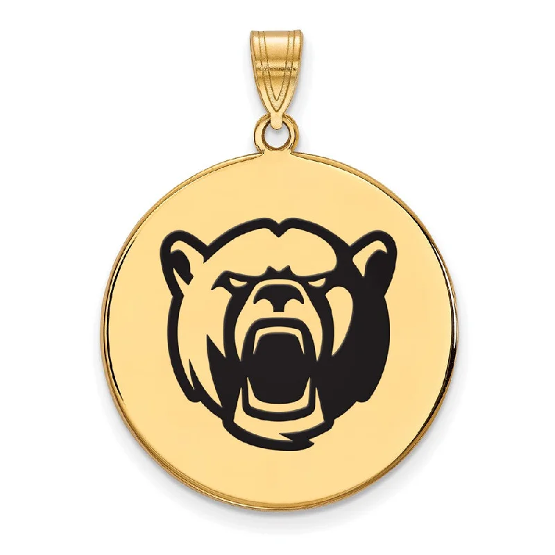 Limited-Time Offer On Premium Jewelry Collections 14k Gold Plated Silver Baylor U Large Bears Enamel Disc Pendant Limited-Time Offer On Premium Jewelry Collections 14k Gold Plated Silver Baylor U Large Bears Enamel Disc Pendant