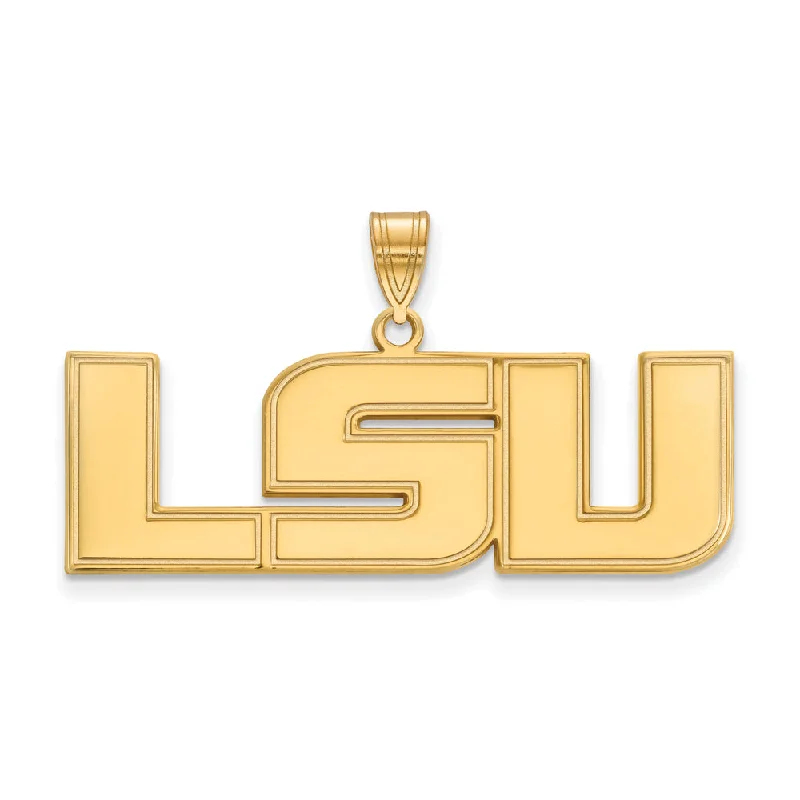 Flash Sale On Elegant Jewelry – Don't Miss Out 14k Gold Plated Silver Louisiana State Univ. Large Pendant Flash Sale On Elegant Jewelry – Don't Miss Out 14k Gold Plated Silver Louisiana State Univ. Large Pendant