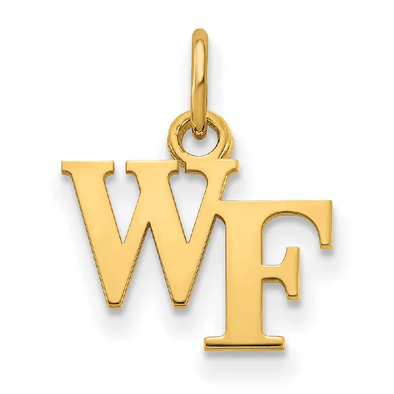 Seasonal Jewelry Clearance – Best Styles At The Lowest Prices 14k Gold Plated Silver Wake Forest U. XS (Tiny) Charm or 'WF' Pendant Seasonal Jewelry Clearance – Best Styles At The Lowest Prices 14k Gold Plated Silver Wake Forest U. XS (Tiny) Charm or 'WF' Pendant