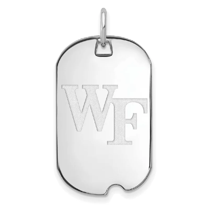 Unlock Unbeatable Jewelry Deals Before They’Re Gone 14k White Gold Wake Forest U. Dog Tag Pendant Unlock Unbeatable Jewelry Deals Before They’Re Gone 14k White Gold Wake Forest U. Dog Tag Pendant