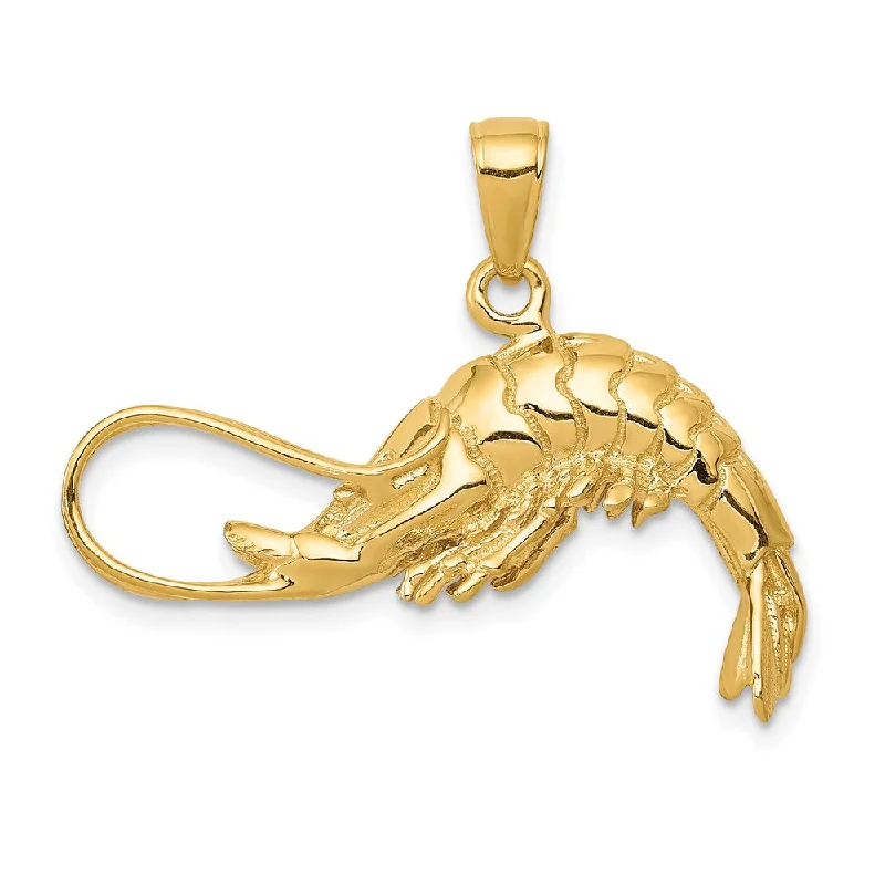 Holiday Jewelry Sale – Perfect Gifts At Great Prices 14k Yellow Gold 3 Dimensional Shrimp Pendant Holiday Jewelry Sale – Perfect Gifts At Great Prices 14k Yellow Gold 3 Dimensional Shrimp Pendant