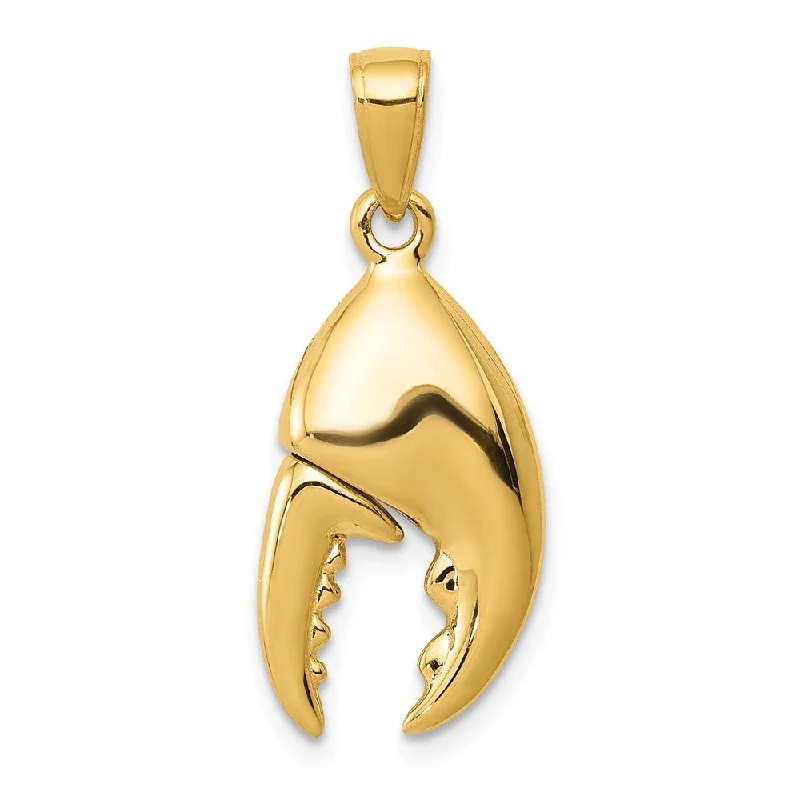 Exclusive Jewelry Discounts – Shop Now For Savings 14k Yellow Gold 3D Moveable Stone Crab Claw Pendant Exclusive Jewelry Discounts – Shop Now For Savings 14k Yellow Gold 3D Moveable Stone Crab Claw Pendant