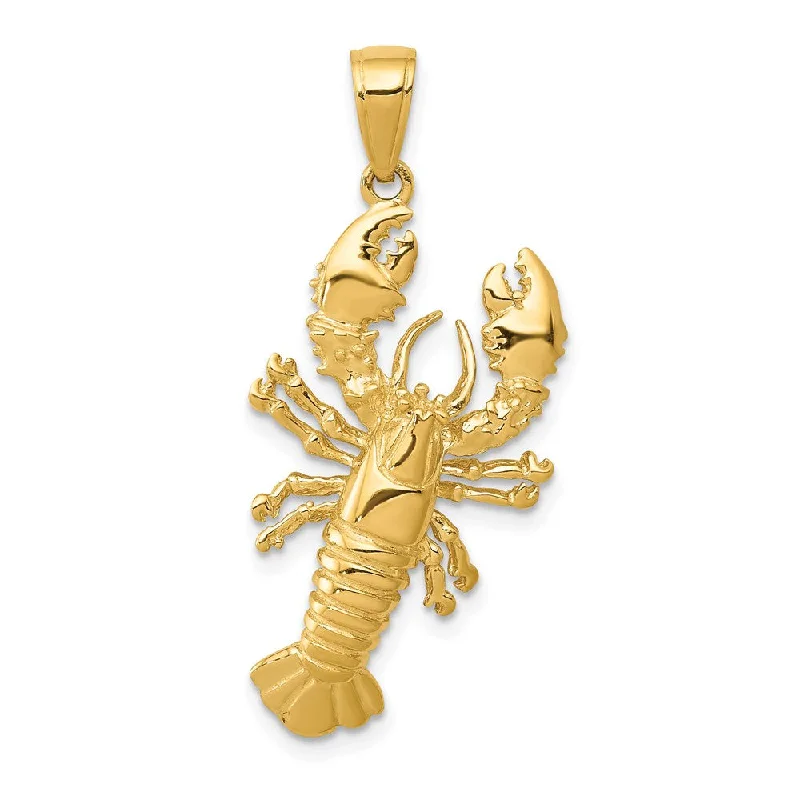 Shine Without Limits – Jewelry Sale Happening Now 14k Yellow Gold Large Lobster Pendant Shine Without Limits – Jewelry Sale Happening Now 14k Yellow Gold Large Lobster Pendant