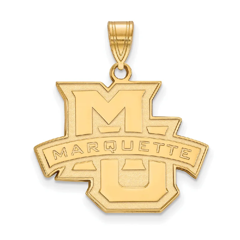 Affordable Gold-Plated Jewelry For Modern Fashion 14k Yellow Gold Marquette U Large Pendant Affordable Gold-Plated Jewelry For Modern Fashion 14k Yellow Gold Marquette U Large Pendant