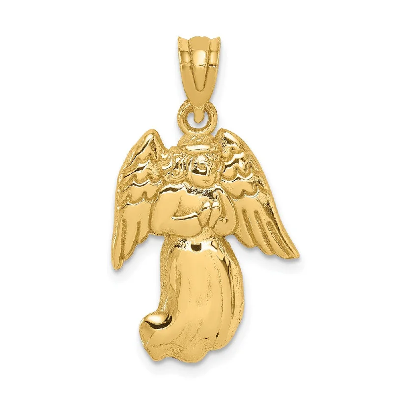 Discover Unique Jewelry With Special Limited-Time Offers 14k Yellow Gold Polished Praying Angel Pendant Discover Unique Jewelry With Special Limited-Time Offers 14k Yellow Gold Polished Praying Angel Pendant