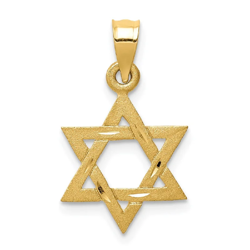 Shop Elegant Jewelry At Unbeatable Prices 14k Yellow Gold Small Star of David Charm