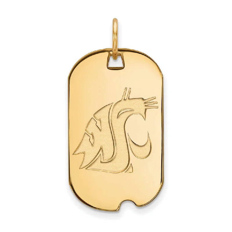 Unique Jewelry For Less – Shop The Sale Now 14k Yellow Gold Washington State Mascot Dog Tag Pendant Unique Jewelry For Less – Shop The Sale Now 14k Yellow Gold Washington State Mascot Dog Tag Pendant