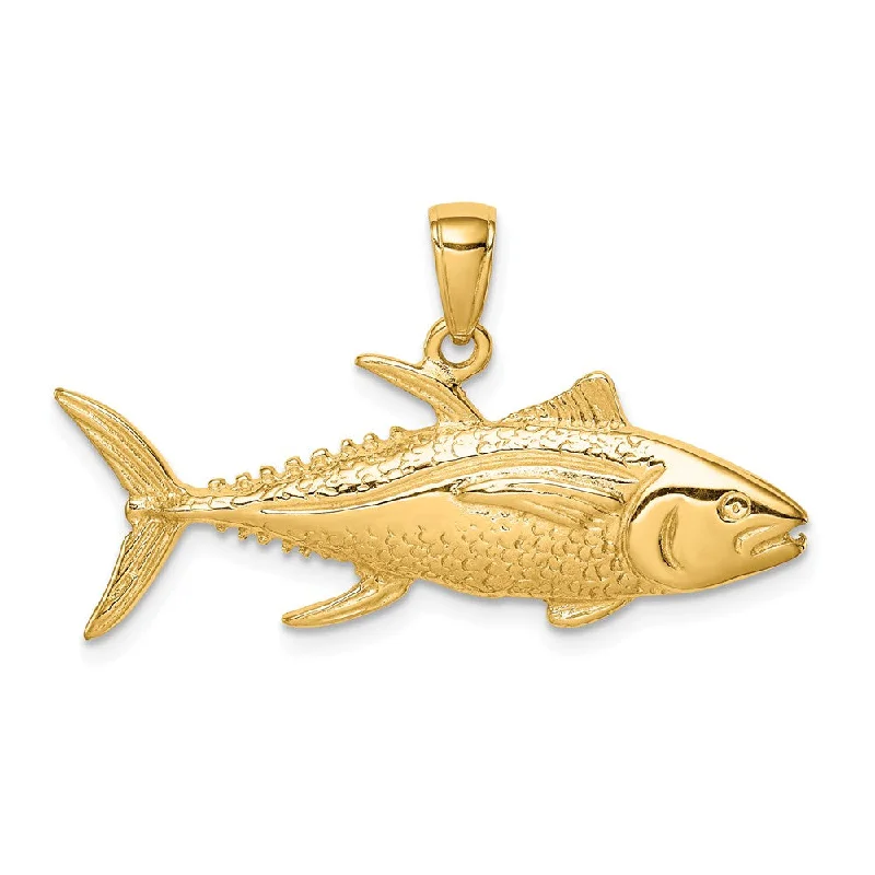 The Perfect Jewelry Piece At The Perfect Discount 14k Yellow Gold Yellowfin Tuna Pendant The Perfect Jewelry Piece At The Perfect Discount 14k Yellow Gold Yellowfin Tuna Pendant