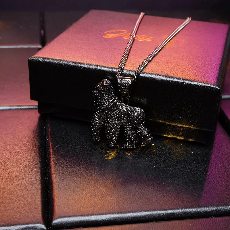 Best-Selling Jewelry Now Available At Special Deals Iced AAA CZ Gorilla Pendant In 18K Yellow Gold-Plated Best-Selling Jewelry Now Available At Special Deals Iced AAA CZ Gorilla Pendant In 18K Yellow Gold-Plated