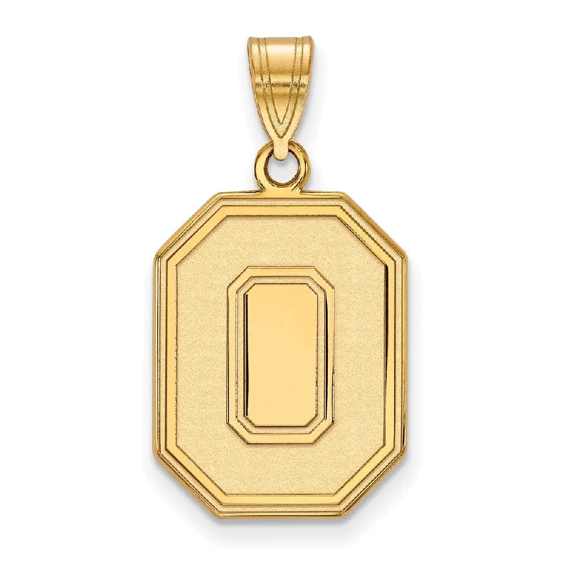 Special Offers On Handcrafted And Designer Jewelry 14k Yellow Gold Ohio State Large 'O' Pendant