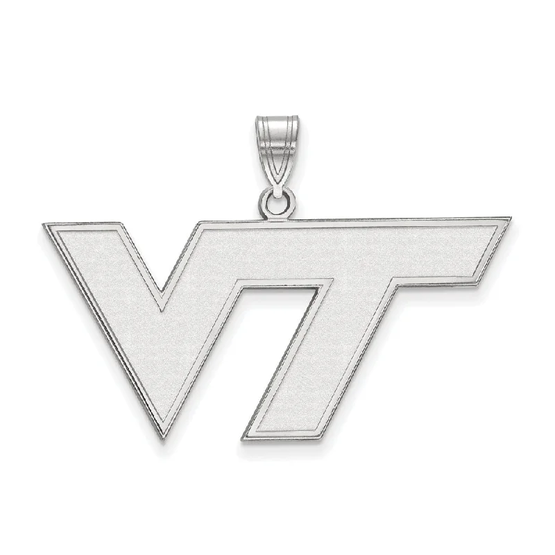 Premium Jewelry Now Available At Special Discounts Sterling Silver Virginia Tech Large Logo Pendant Premium Jewelry Now Available At Special Discounts Sterling Silver Virginia Tech Large Logo Pendant