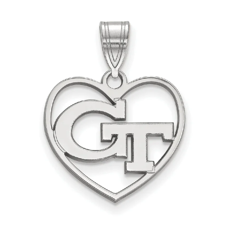 Discounted Luxury Jewelry – Shine Without The Splurge Sterling Silver Georgia Technology Heart Pendant Discounted Luxury Jewelry – Shine Without The Splurge Sterling Silver Georgia Technology Heart Pendant