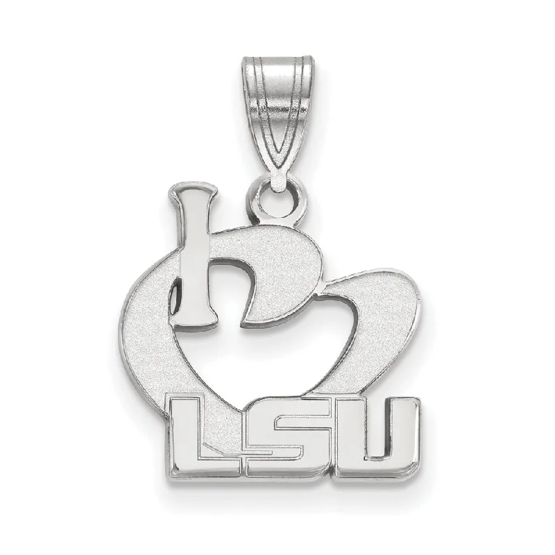 Trending Jewelry Now At Unbeatable Prices Sterling Silver Louisiana State Large I Love Logo Pendant Trending Jewelry Now At Unbeatable Prices Sterling Silver Louisiana State Large I Love Logo Pendant