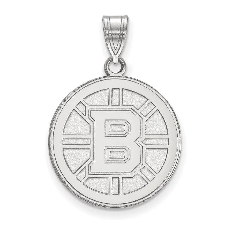 Discover Unique Jewelry With Special Limited-Time Offers Sterling Silver NHL Boston Bruins Large Disc Pendant Discover Unique Jewelry With Special Limited-Time Offers Sterling Silver NHL Boston Bruins Large Disc Pendant