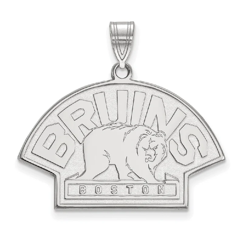 Jewelry Sale Bonanza – Grab Your Sparkle Now Sterling Silver NHL Boston Bruins Large Pendant Jewelry Sale Bonanza – Grab Your Sparkle Now Sterling Silver NHL Boston Bruins Large Pendant