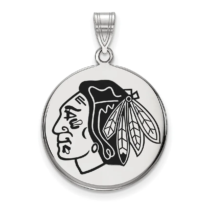Bestselling Jewelry Now On Sale – Elevate Your Look Sterling Silver NHL Chicago Blackhawks LG Enamel Disc Pendant Bestselling Jewelry Now On Sale – Elevate Your Look Sterling Silver NHL Chicago Blackhawks LG Enamel Disc Pendant