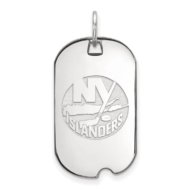 Dazzle With Discounts – Shop Jewelry On Sale Sterling Silver NHL New York Islanders Dog Tag Pendant Dazzle With Discounts – Shop Jewelry On Sale Sterling Silver NHL New York Islanders Dog Tag Pendant
