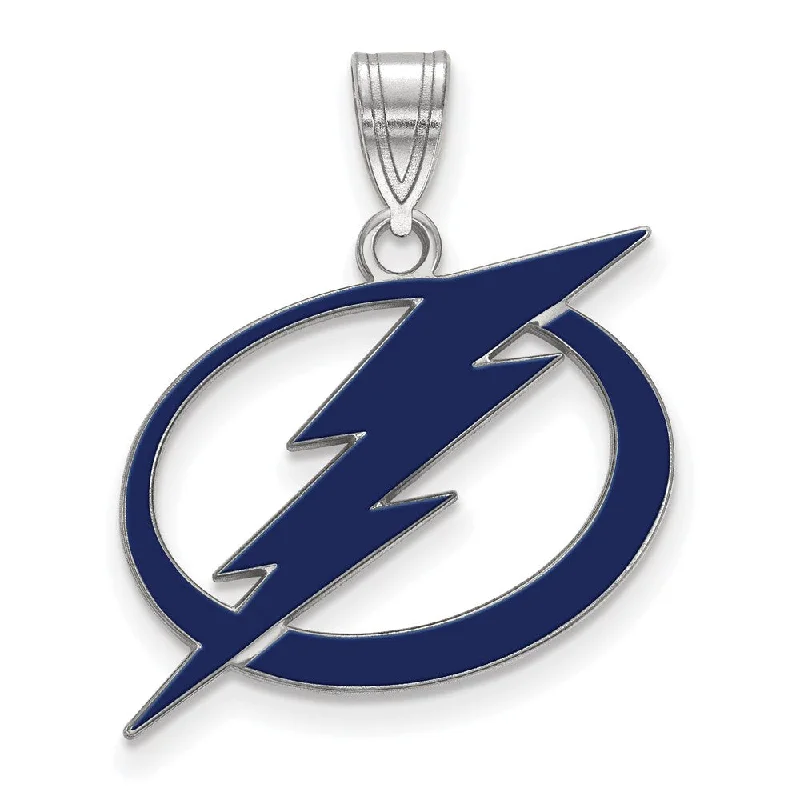 Exclusive Jewelry Bundles At Discounted Prices Sterling Silver NHL Tampa Bay Lightning LG Enamel Pendant Exclusive Jewelry Bundles At Discounted Prices Sterling Silver NHL Tampa Bay Lightning LG Enamel Pendant
