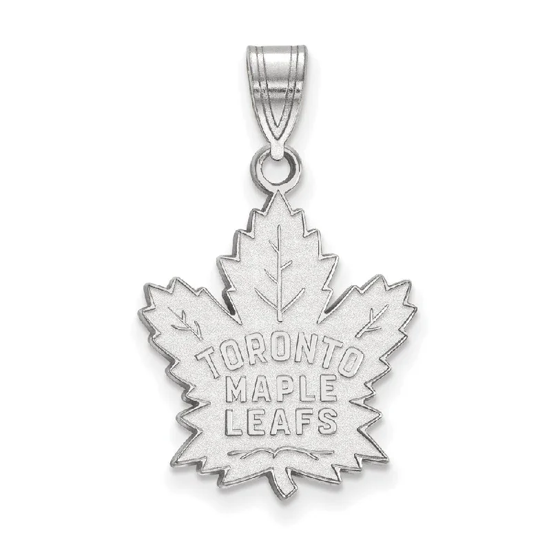 Unmissable Discounts On Timeless Jewelry Pieces Sterling Silver NHL Toronto Maple Leafs Large Pendant Unmissable Discounts On Timeless Jewelry Pieces Sterling Silver NHL Toronto Maple Leafs Large Pendant