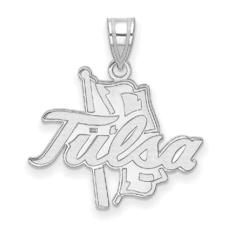 Dazzle In Elegance With Our Biggest Jewelry Sale Sterling Silver The U. of Tulsa Large Script Pendant Dazzle In Elegance With Our Biggest Jewelry Sale Sterling Silver The U. of Tulsa Large Script Pendant