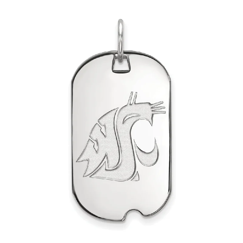 Grab Your Favorite Jewelry At The Lowest Prices Sterling Silver Washington State Mascot Dog Tag Pendant Grab Your Favorite Jewelry At The Lowest Prices Sterling Silver Washington State Mascot Dog Tag Pendant