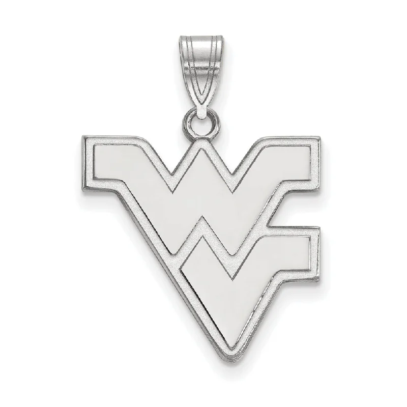 Shop Fine Jewelry With Amazing Deals Sterling Silver West Virginia U. Large Logo Pendant Shop Fine Jewelry With Amazing Deals Sterling Silver West Virginia U. Large Logo Pendant