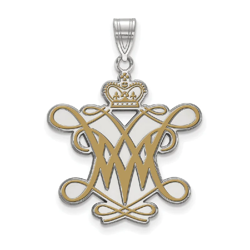 Last Chance To Shop High-End Jewelry At Markdown Prices Sterling Silver William and Mary XL Enamel Pendant Last Chance To Shop High-End Jewelry At Markdown Prices Sterling Silver William and Mary XL Enamel Pendant