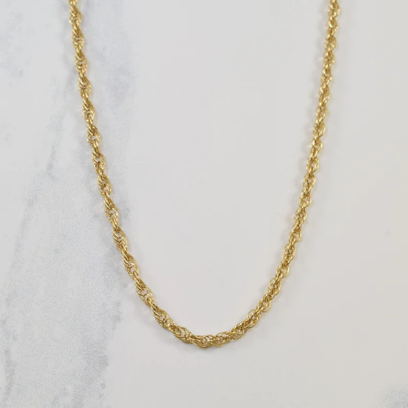 Flash Sale On Elegant Jewelry – Don't Miss Out 10k Yellow Gold Prince of Wales Chain | 20" | Flash Sale On Elegant Jewelry – Don't Miss Out 10k Yellow Gold Prince of Wales Chain | 20" |