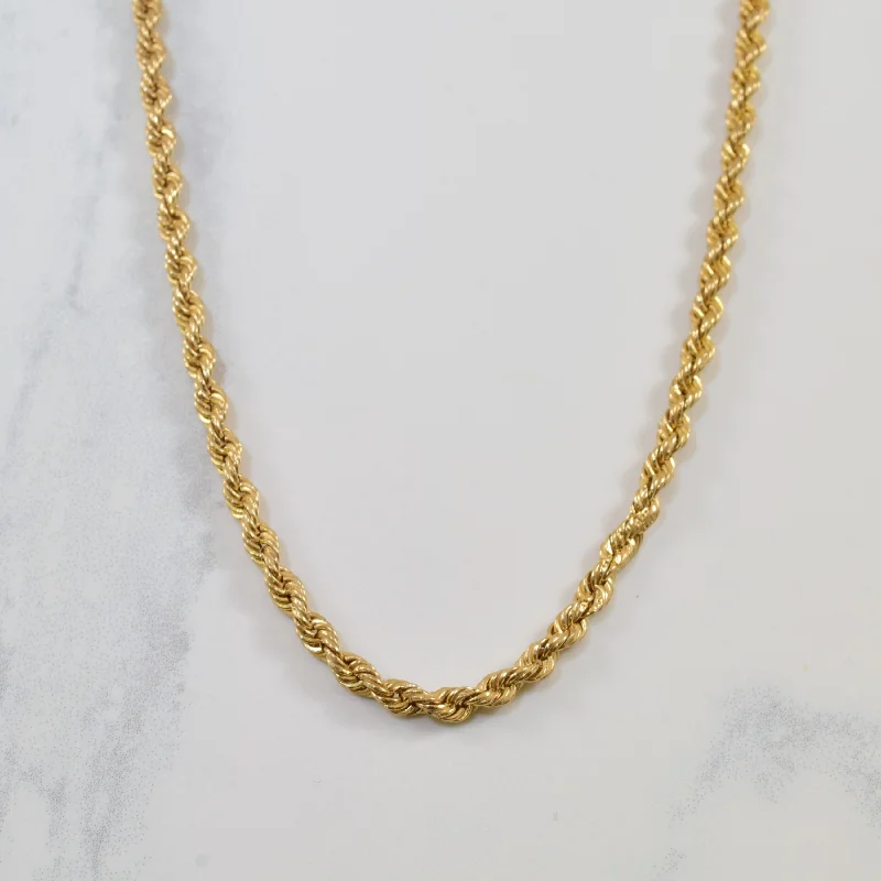 Exclusive Jewelry Sale – Grab Timeless Pieces Now 10k Yellow Gold Rope Chain | 30" | Exclusive Jewelry Sale – Grab Timeless Pieces Now 10k Yellow Gold Rope Chain | 30" |