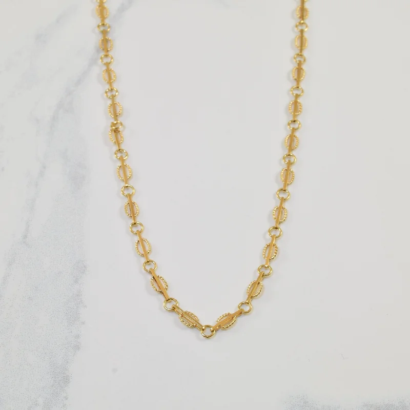 Jewelry Sale Alert – Shop Timeless Elegance Today 14k Yellow Gold Fancy Link Chain | 20" | Jewelry Sale Alert – Shop Timeless Elegance Today 14k Yellow Gold Fancy Link Chain | 20" |