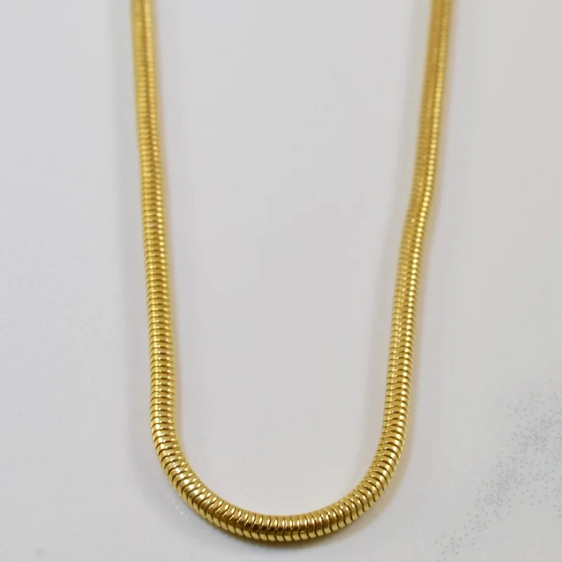 The Ultimate Jewelry Sale – Shop Premium Styles 14k Yellow Gold Snake Chain | 17.5" | The Ultimate Jewelry Sale – Shop Premium Styles 14k Yellow Gold Snake Chain | 17.5" |