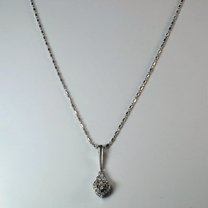 Timeless Jewelry Styles At Wallet-Friendly Prices Diamond Heart Drop Necklace | 0.31ctw | 15" | Timeless Jewelry Styles At Wallet-Friendly Prices Diamond Heart Drop Necklace | 0.31ctw | 15" |