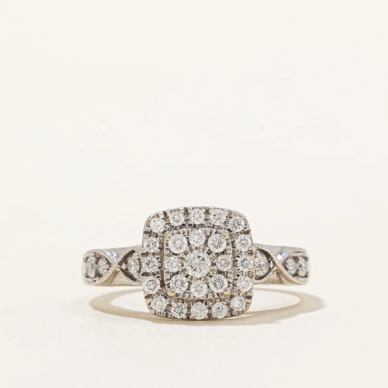 Limited-Stock Jewelry Sale – Once It's Gone, It's Gone Diamond Cocktail Ring | 0.43ctw | SZ 5.25 | Limited-Stock Jewelry Sale – Once It's Gone, It's Gone Diamond Cocktail Ring | 0.43ctw | SZ 5.25 |