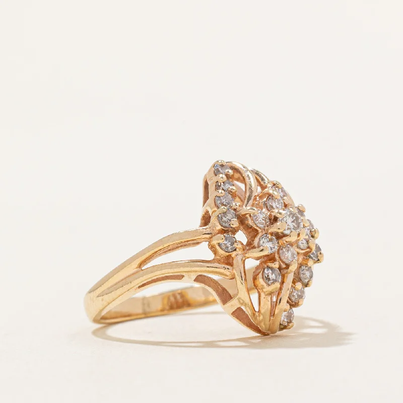 Limited-Time Offer On Elegant Jewelry Pieces Diamond Cocktail Ring | 0.50ctw | SZ 4.5 | Limited-Time Offer On Elegant Jewelry Pieces Diamond Cocktail Ring | 0.50ctw | SZ 4.5 |