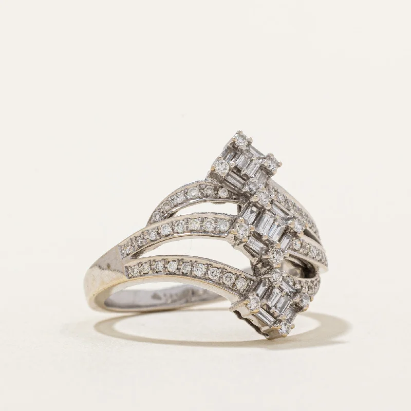 Exclusive Jewelry Sale Event – Shop Now Diamond Waterfall Ring | 0.44ctw | SZ 6.75 | Exclusive Jewelry Sale Event – Shop Now Diamond Waterfall Ring | 0.44ctw | SZ 6.75 |