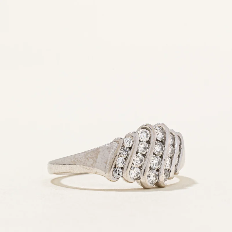 Grab Your Favorite Jewelry At The Lowest Prices Diamond Waterfall Ring | 0.54ctw | SZ 7.75 | Grab Your Favorite Jewelry At The Lowest Prices Diamond Waterfall Ring | 0.54ctw | SZ 7.75 |