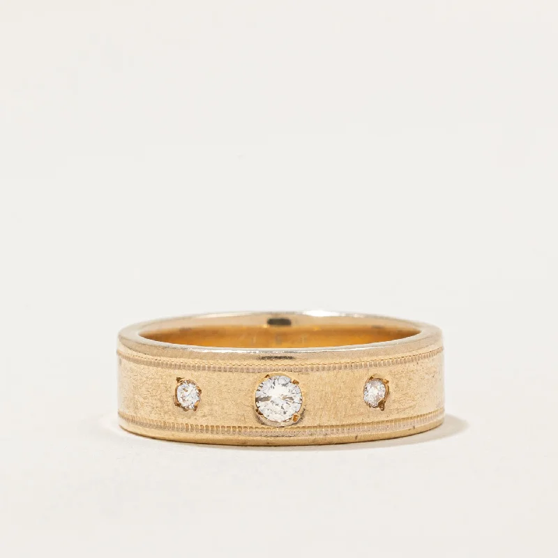 Your Dream Jewelry At Dream Prices Flush Set Diamond Band | 0.14ctw | SZ 7.25 |