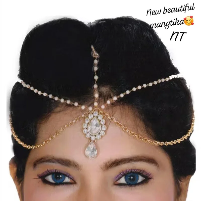 Must-Have Jewelry At Unbelievable Discounts Lucentarts Jewellery Gold Plated Damini Mangtikka Must-Have Jewelry At Unbelievable Discounts Lucentarts Jewellery Gold Plated Damini Mangtikka