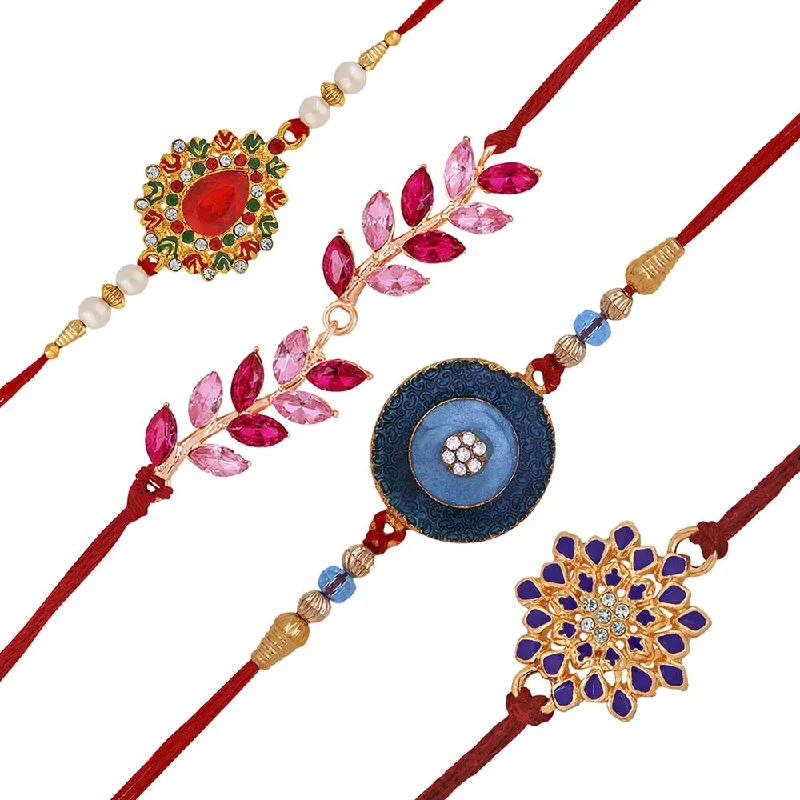 Limited-Time Jewelry Discounts – Shine Without The Splurge Mahi Combo of Leafy and Floral Rakhis for Men (RCO1105374M) Limited-Time Jewelry Discounts – Shine Without The Splurge Mahi Combo of Leafy and Floral Rakhis for Men (RCO1105374M)