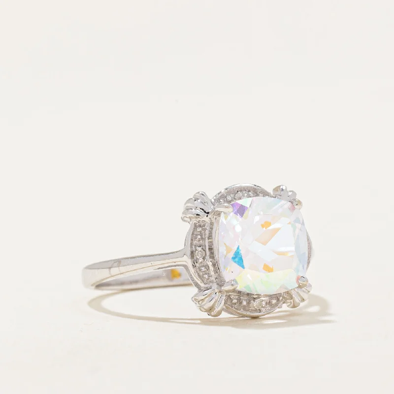 Your Dream Jewelry At Dream Prices – Shop Now Mystic Topaz & Diamond Cocktail Ring | 3.00ct, 0.02ctw | SZ 7 | Your Dream Jewelry At Dream Prices – Shop Now Mystic Topaz & Diamond Cocktail Ring | 3.00ct, 0.02ctw | SZ 7 |