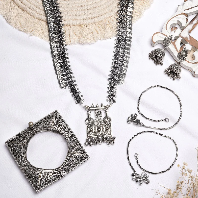 Personalized Jewelry Sale – Unique Pieces At Great Prices Teejh Achal Silver Oxidised Jewelry Gift Set Personalized Jewelry Sale – Unique Pieces At Great Prices Teejh Achal Silver Oxidised Jewelry Gift Set