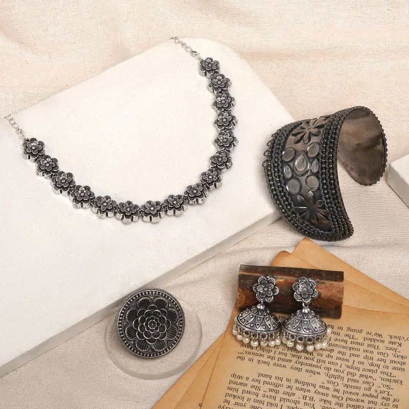 Flash Deals On Fine Jewelry – Shop Before It's Gone Teejh Ongole Oxidised Silver Jewellery Gift Set Flash Deals On Fine Jewelry – Shop Before It's Gone Teejh Ongole Oxidised Silver Jewellery Gift Set