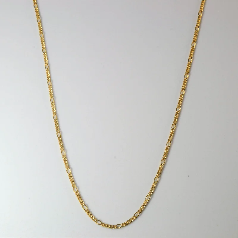 The Perfect Accessory For Less – Jewelry Sale Live 18k Yellow Gold Dot Dash Figaro Chain | 16" | The Perfect Accessory For Less – Jewelry Sale Live 18k Yellow Gold Dot Dash Figaro Chain | 16" |