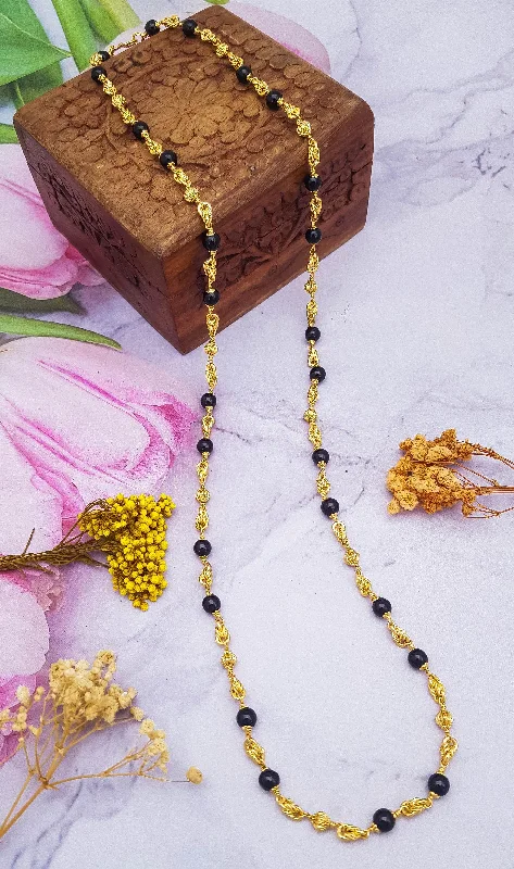 Seasonal Jewelry Clearance – Best Styles At The Lowest Prices 1 gm Microgold plating Black beads chain 30 inches 17088N Seasonal Jewelry Clearance – Best Styles At The Lowest Prices 1 gm Microgold plating Black beads chain 30 inches 17088N
