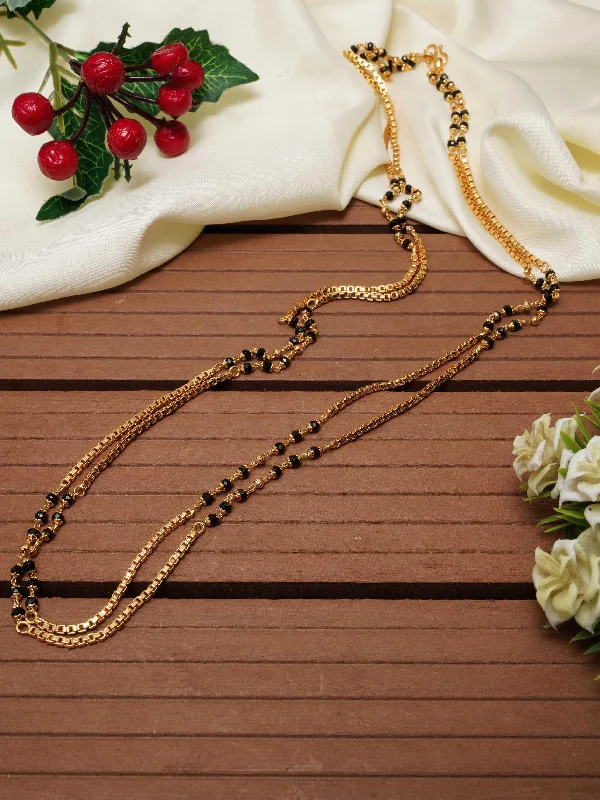 Exclusive Jewelry Sale – Shine For Less 1 gm Microgold plating Jade Mangalya chain 30 inches 8601N Exclusive Jewelry Sale – Shine For Less 1 gm Microgold plating Jade Mangalya chain 30 inches 8601N