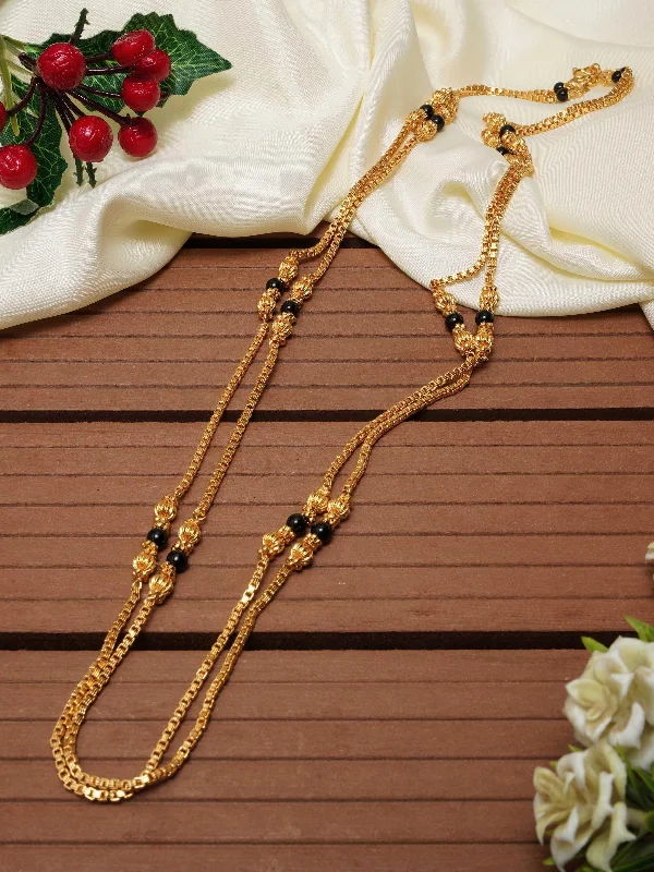 Exclusive Jewelry Sale – Limited-Time Discounts 1 gm Microgold plating Jade Mangalya chain 30 inches 8660N Exclusive Jewelry Sale – Limited-Time Discounts 1 gm Microgold plating Jade Mangalya chain 30 inches 8660N