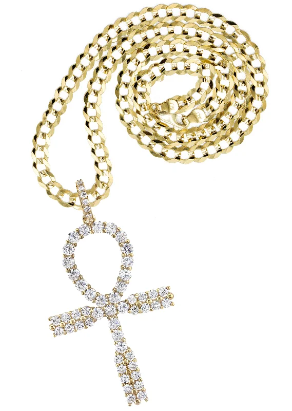 Trending Jewelry Styles Now At Limited-Time Discounts 10K Yellow Gold Ankh Necklace | Small 9 Grams - Large 26 Grams Trending Jewelry Styles Now At Limited-Time Discounts 10K Yellow Gold Ankh Necklace | Small 9 Grams - Large 26 Grams